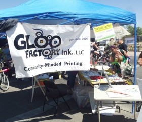 The Gloo Factory booth at 4th Ave & 26th Street in South Tucson. 